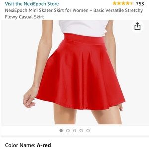 Mini Skater Skirt for Women Stretchy Flowy Skirt ( brand new in package )